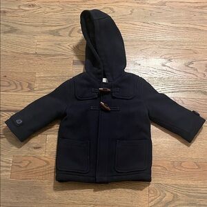 Mango Kids Navy toggle coat 18-24months GUC